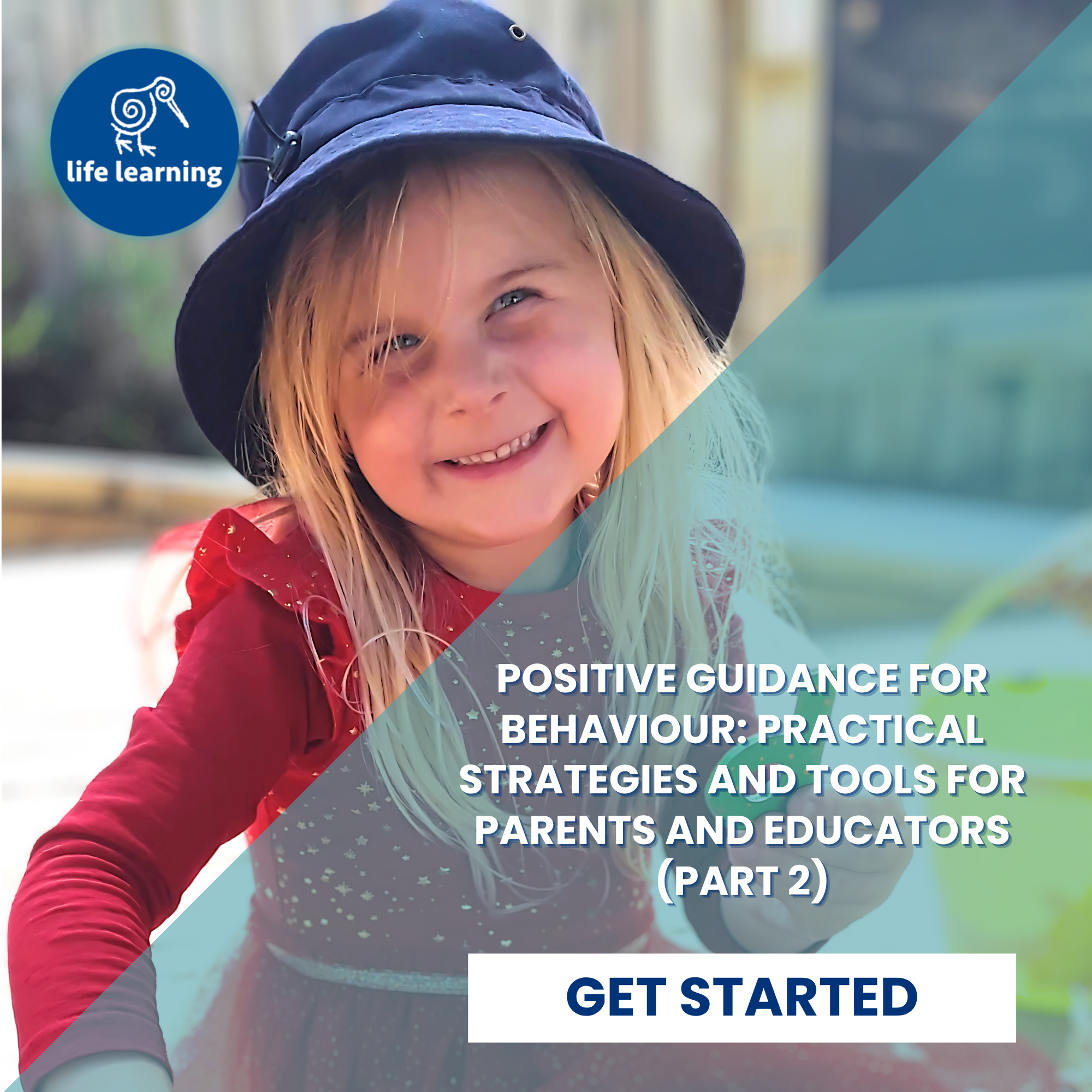 Smiling child in red shirt representing positive behaviour support and joyful learning through guidance strategies