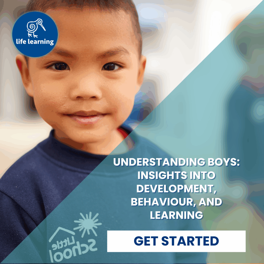 Smiling young boy representing the unique developmental, behavioural, and learning needs of boys in early childhood